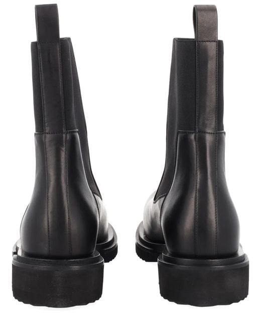 Rick Owens Black Boot "Beatle Gabe" for men