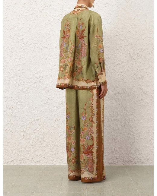 Zimmermann Natural Indra Relaxed Pants