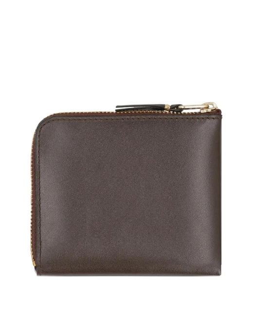 Comme des Garçons Brown Wallet "Classic Leather Line 110X95 Mm" for men