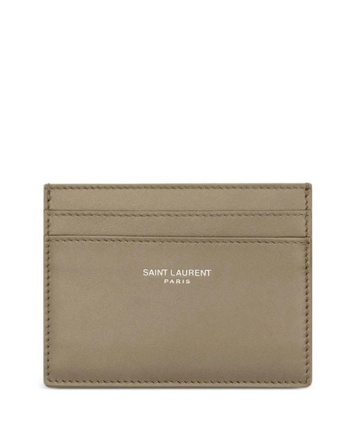 Saint Laurent Natural Card Case for men