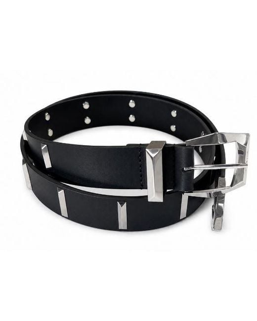 Pinko Black Leather Belt