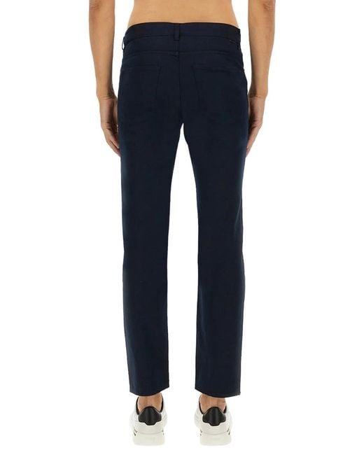 Boss Blue Twill Pants for men
