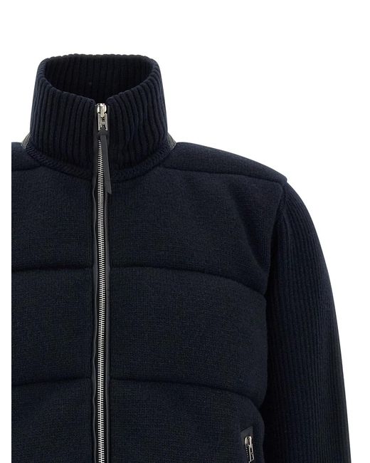 Tom Ford Blue Padded Jacket for men