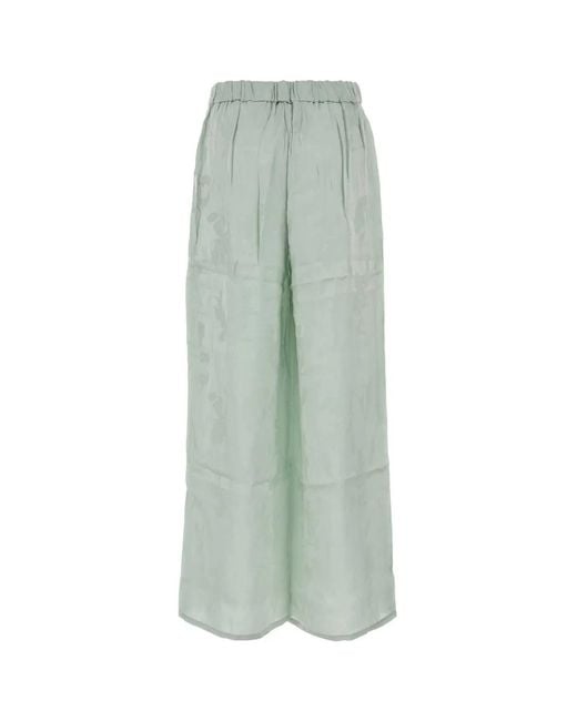 Calvin Klein Green Viscose Jacquard Elastic Back Pa