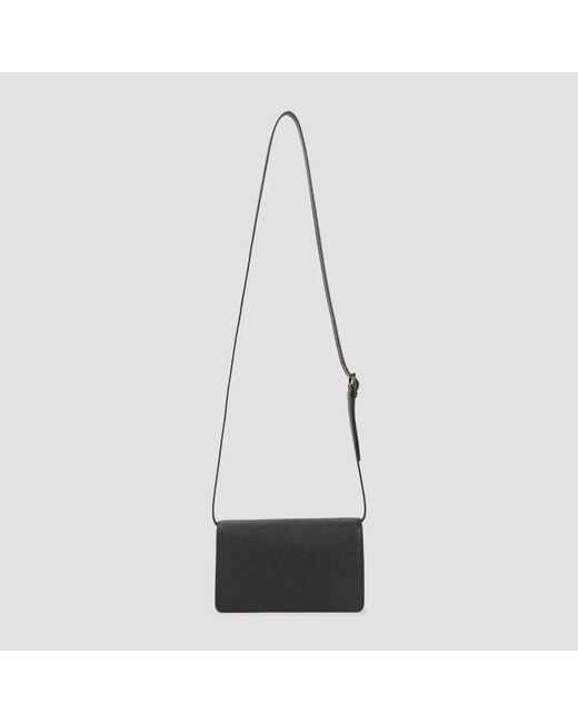 Prada White Mini Bag With Triangle Logo