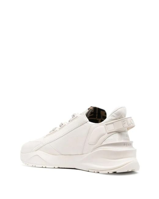 Fendi White Flow Sneaker for men