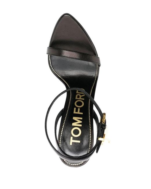 Tom Ford Black Ponty Naked Sandal