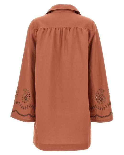 Fortela Brown 'Genevieve' Dress