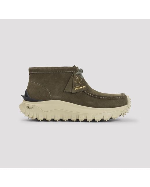 Moncler Green Dark Trailgrip Wallabee Gtx Nakle Boot for men