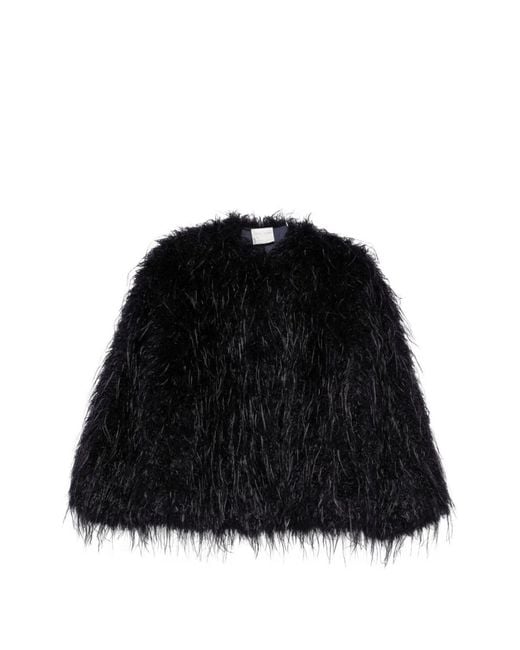 Forte_forte Black Ecofur Blouson Jacket