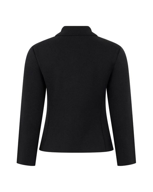 Saint Laurent Black Polo Cardigan