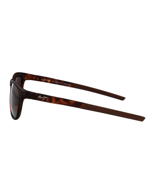 Maui Jim Brown Plastic Sunglasses for men
