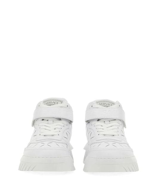 Versace White Odyssey Sneakers for men