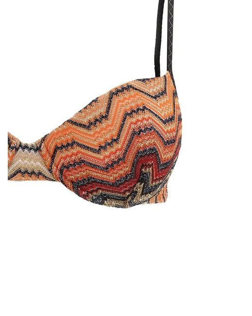 Missoni Multicolor Zigzag Pattern Bikini