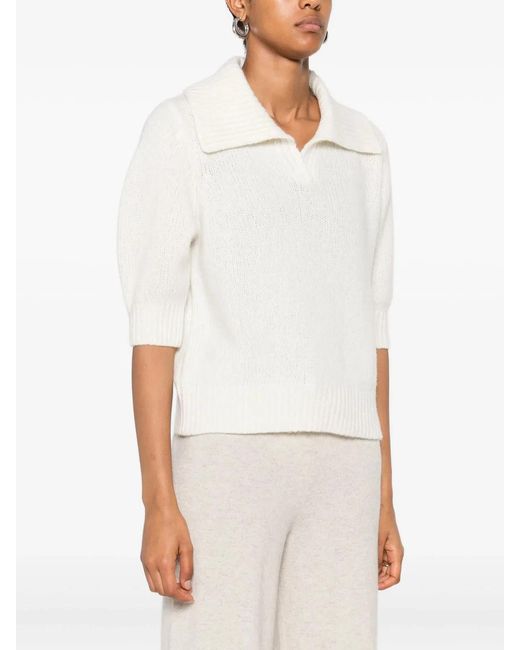 Lisa Yang White Lailai Sweater