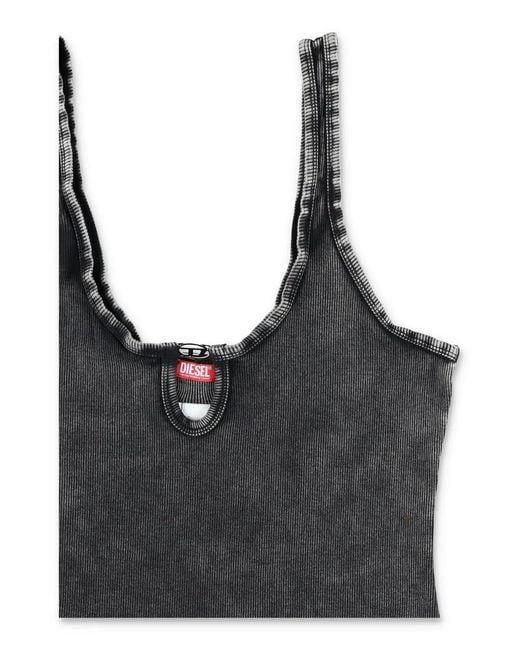 DIESEL Black Maura Rib Bodysuit