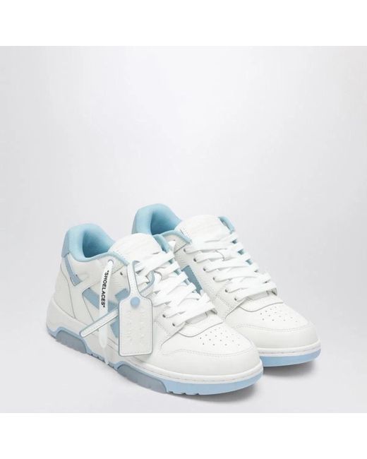Off-White c/o Virgil Abloh Blue Out Of Office Sneakers/Light