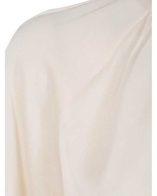Filippa K White "Stand" Collar Blouse