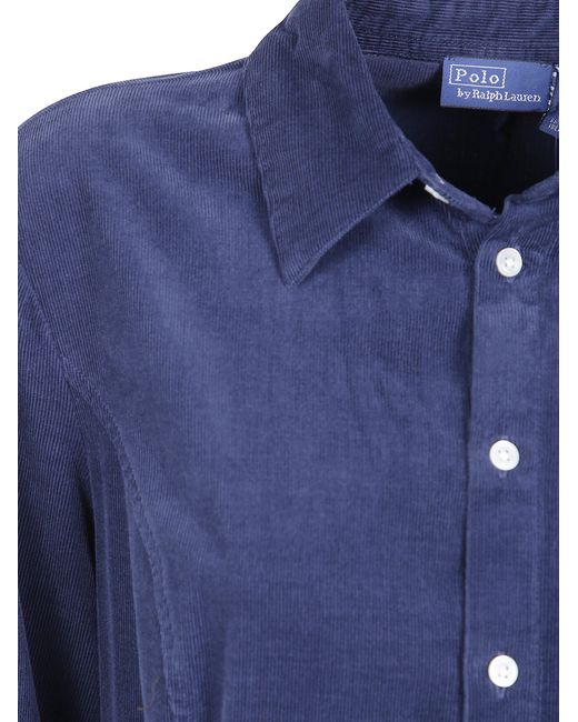 Polo Ralph Lauren Blue Woven Shirt Dress