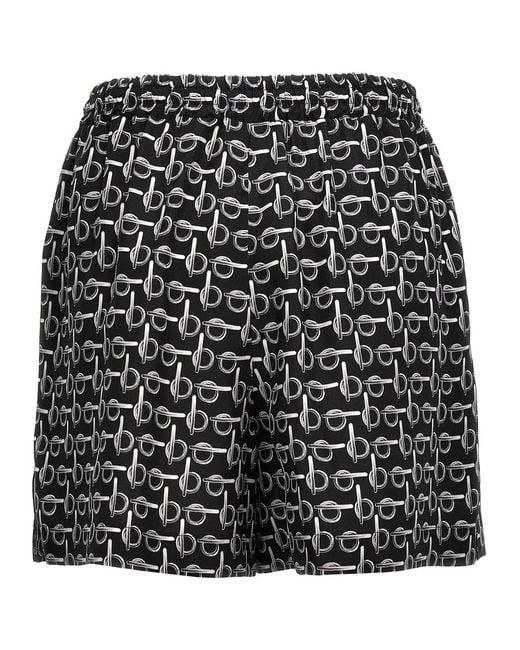 Burberry Black Press Shorts