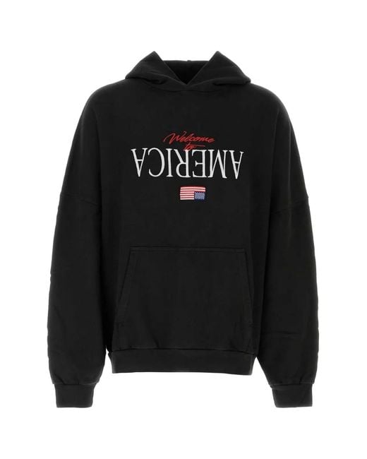 Willy Chavarria Black Welcome To America for men