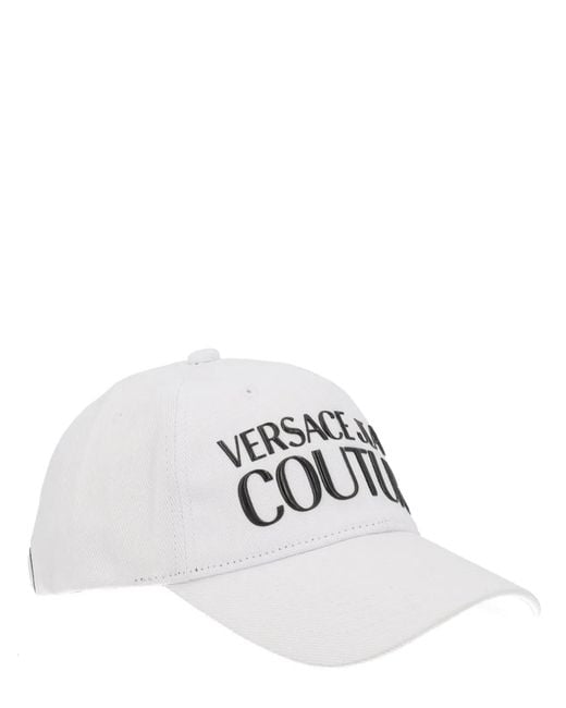 Versace Jeans Couture White Cotton Hat for men