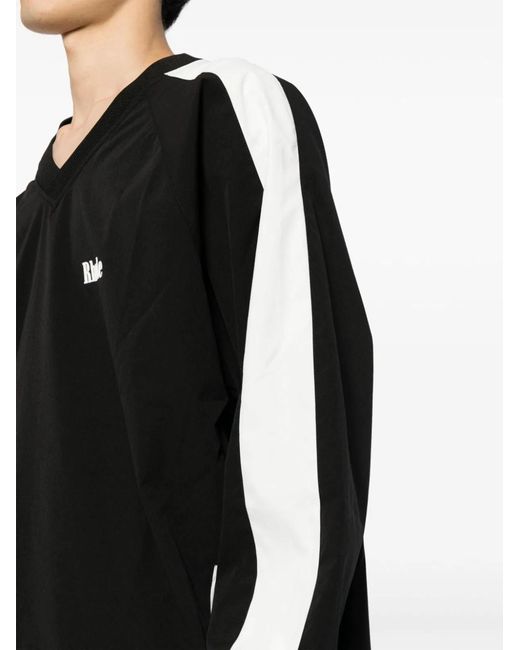 Rhude Black Raven Pull Over for men
