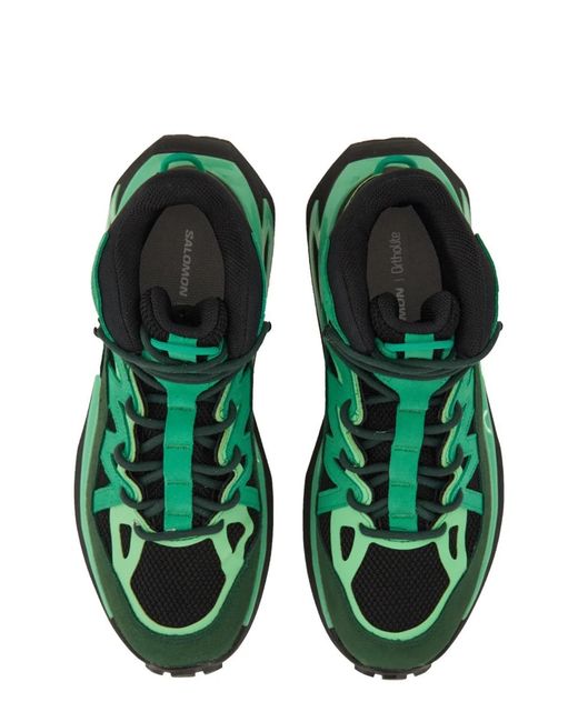 Salomon Green Odyssey Elmt Mid Gore-Tex
