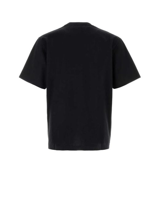 Gucci Black Stretch Cotton Blend T-Shirt for men
