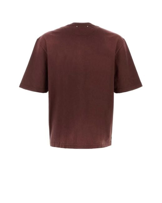 Golden Goose Deluxe Brand Red Star/ Relaxed Fit T-Shirt/ Cotton Jersey for men