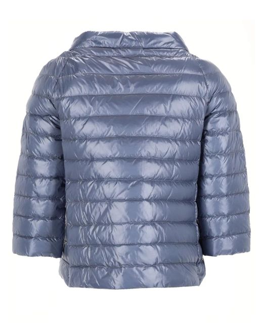 Herno Blue Reversible Padded Coat