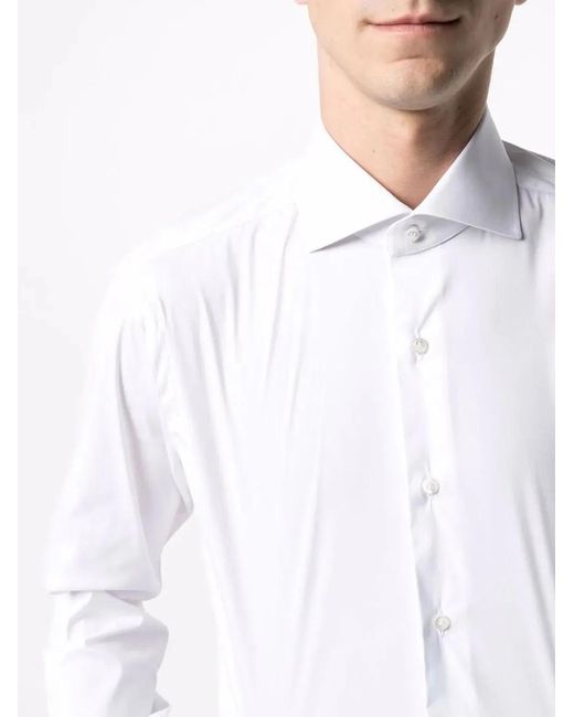 Barba Napoli White Camicia for men