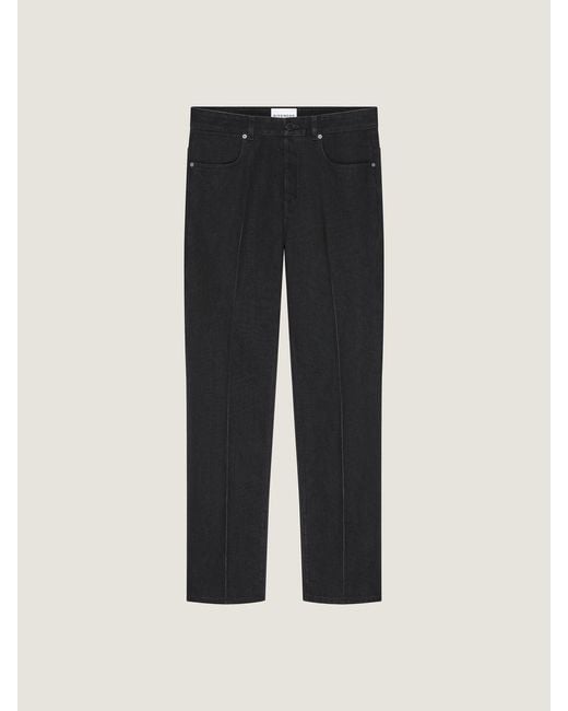Givenchy Black Straight Fit Denim Pants for men