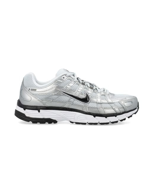 Nike White P-6000 Sneakers