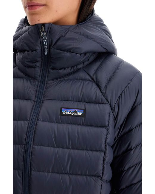 Patagonia Blue Down Sweater Hoody Recycled Down Jacket