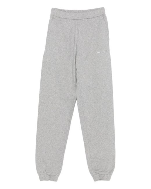 The Attico Gray Cotton Sweatpants