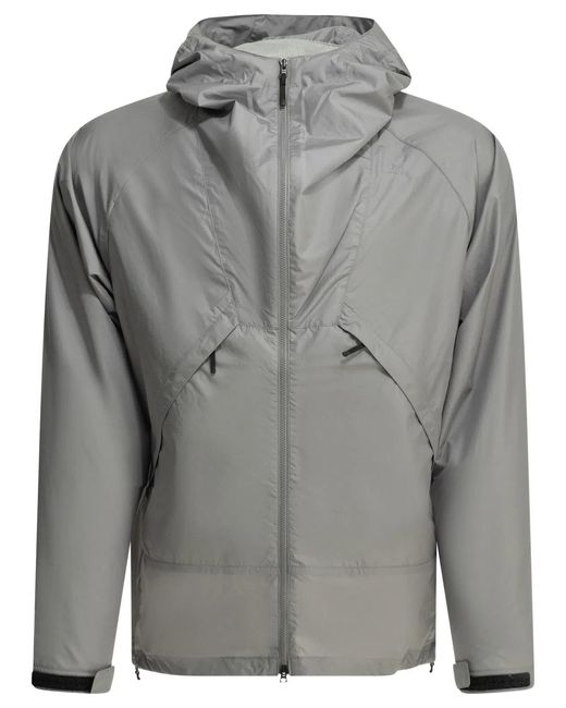 Goldwin Gray "Rip-Stop" Windbreaker Jacket for men