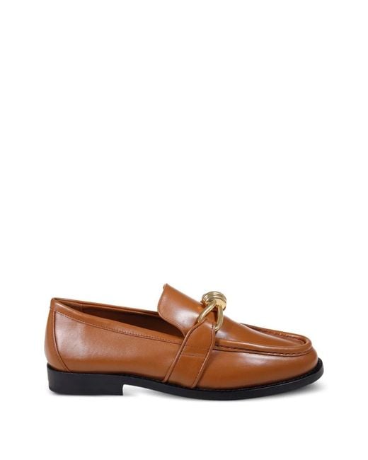 Bottega Veneta Brown Astaire Metallic Loafer