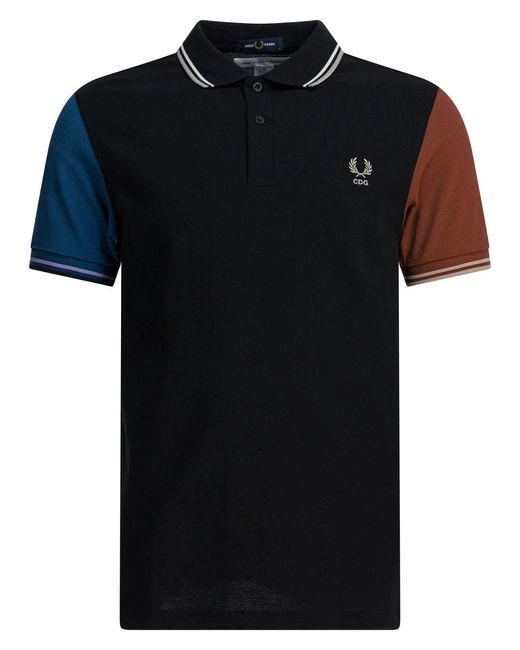 Comme des Garçons Black Shirt Cotton Polo Shirt for men