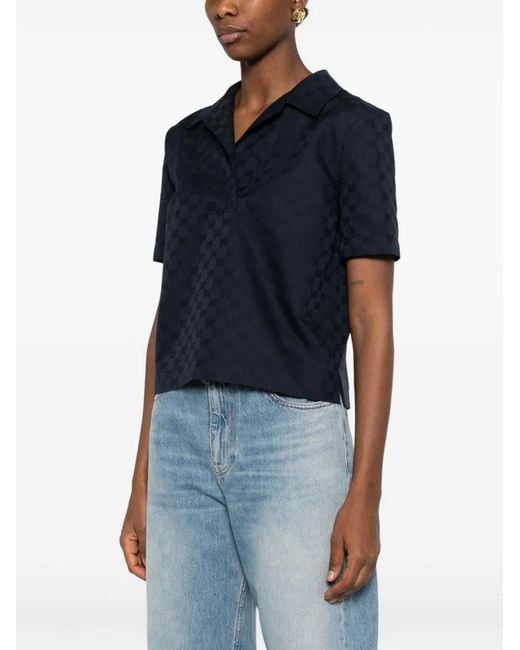 Gucci Blue Polyester T-Shirt