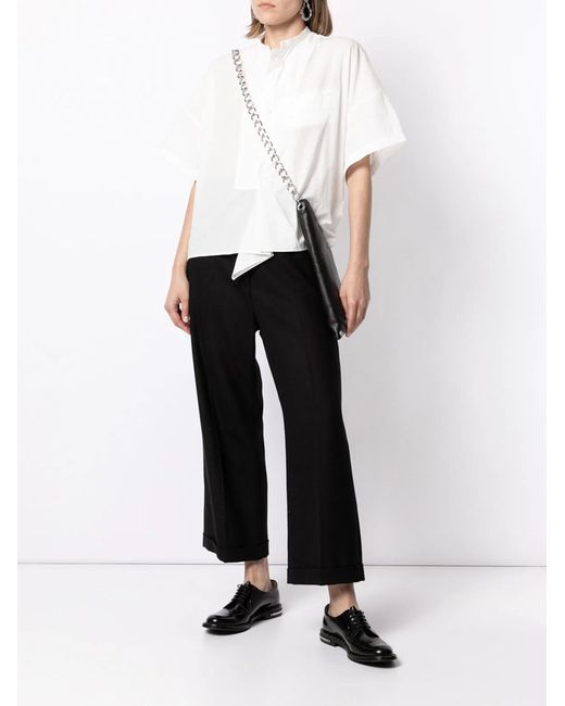 Y's Yohji Yamamoto White Ko-F/B Open B Shirt