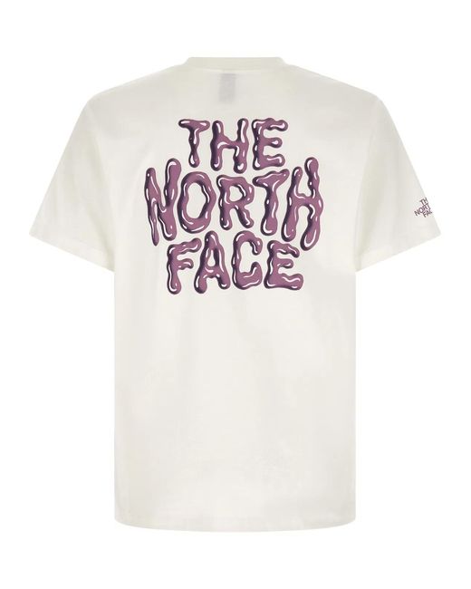 The North Face White 'Drip Logo' T-Shirt for men