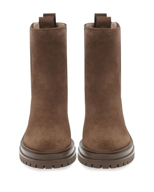Gianvito Rossi Brown Stivali