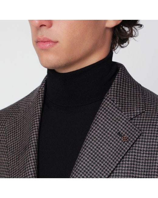 Tagliatore Gray Single-Breasted Jacket for men