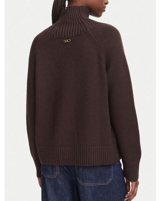 Michael Kors Brown Chocolate Polyester Sweater