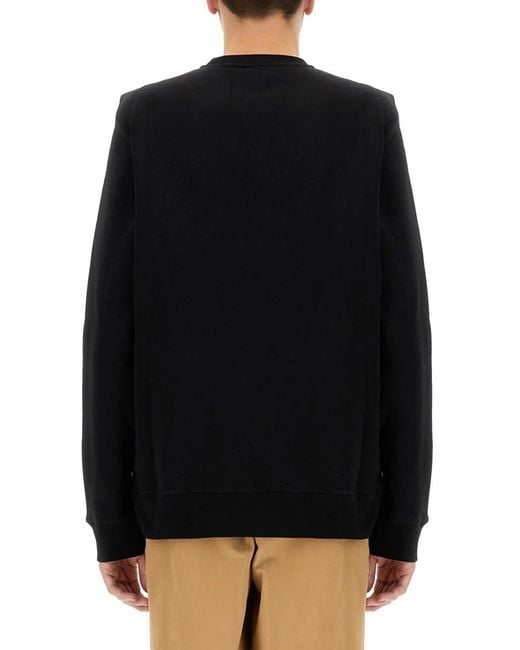 Paul Smith Black "Skull Square" Sweatshirt for men