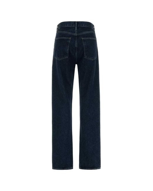 Agolde Blue 90's Pinch Waist Long