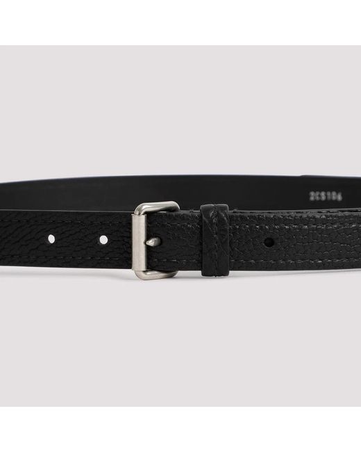 Prada Black Leather Belt for men