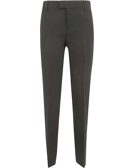 AMI Black Cigarette Trousers