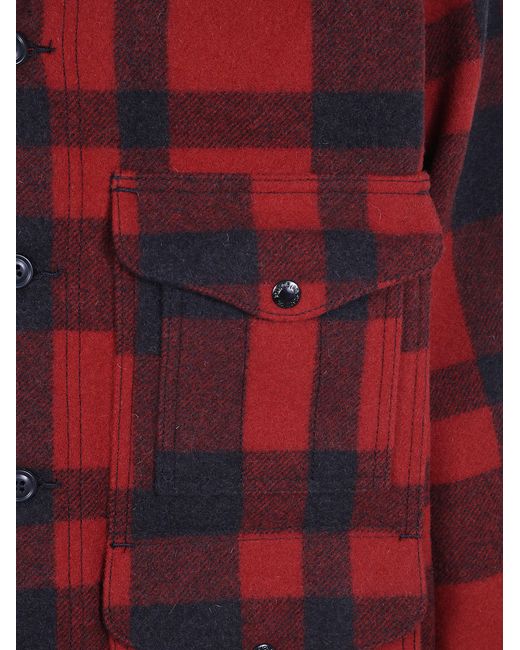 Filson Red "Mackinaw" Cruiser for men